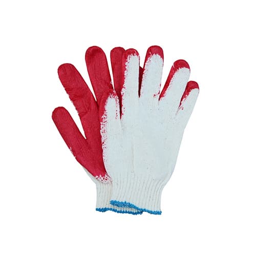 COTTON GLOVE WITH LATEX COATING